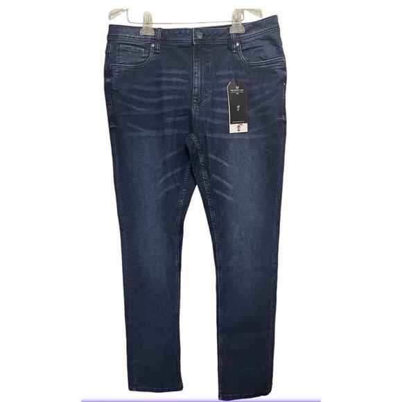 NWT The Perfect Jean Men’s Blue NWT 38 X 36 Slim Fit - Picture 1 of 4
